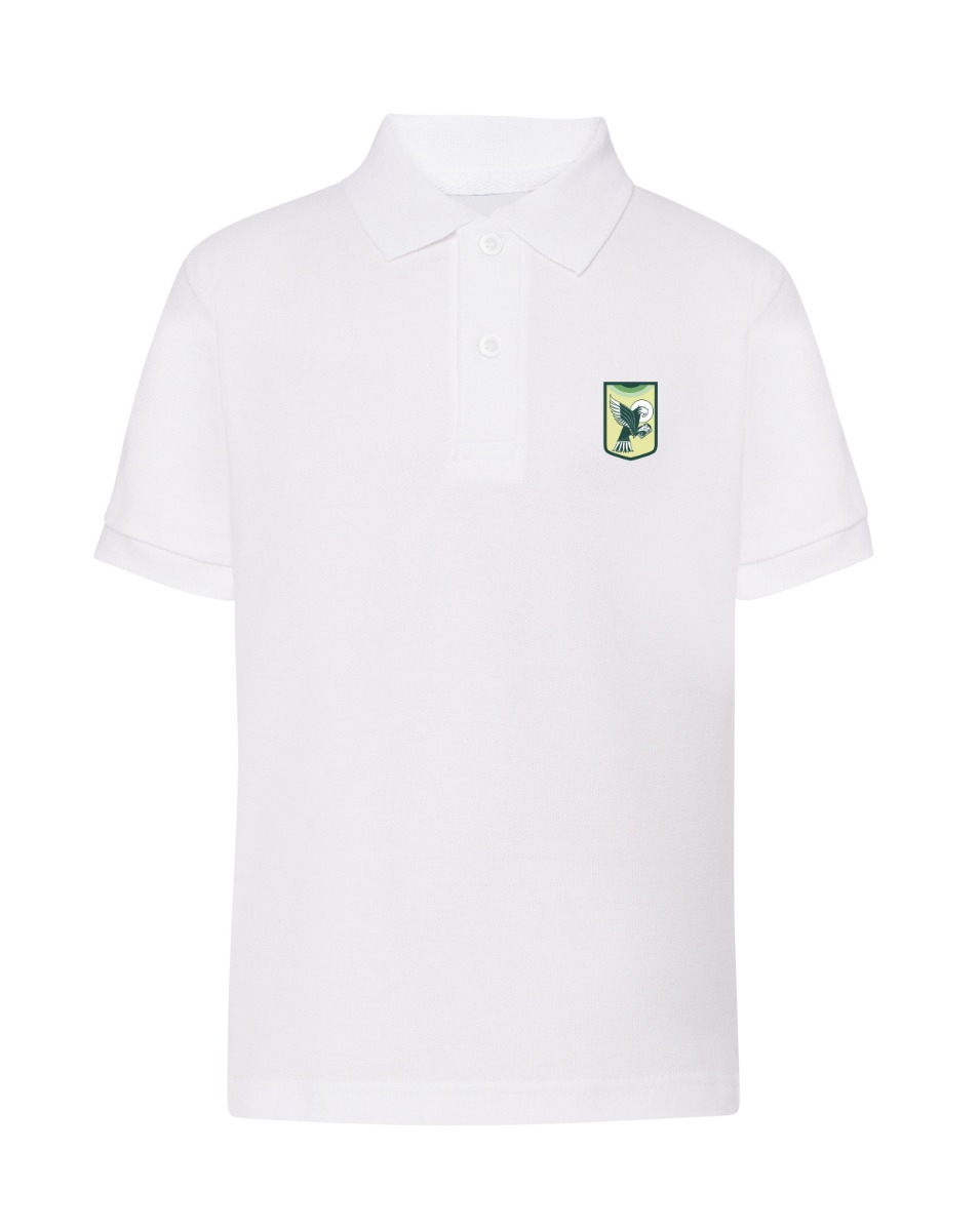 Laste polosärk, valge