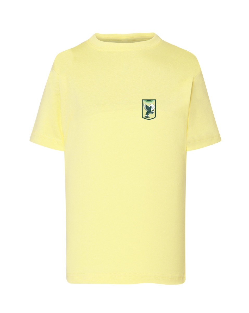 Laste T-särk, helekollane