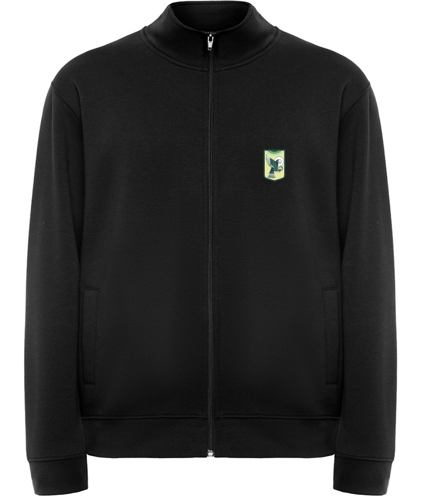 Unisex lukuga jakk, must